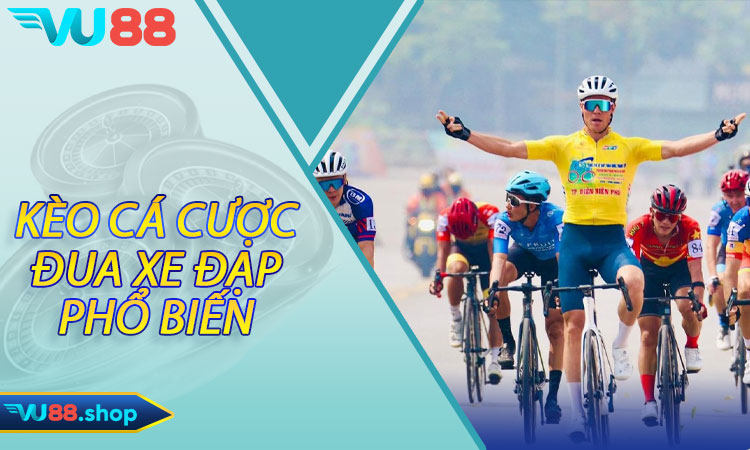 Các loại kèo cá cược đua xe đạp phổ biến tại Vu88